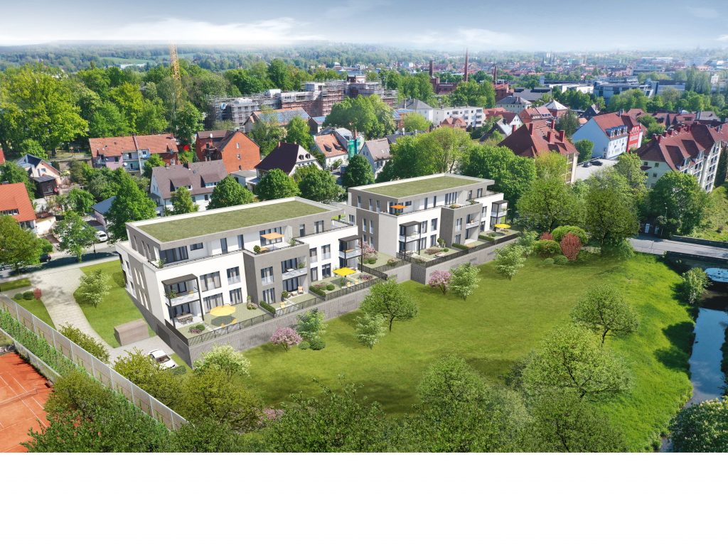 99 Gärten Luftbild Süd-West